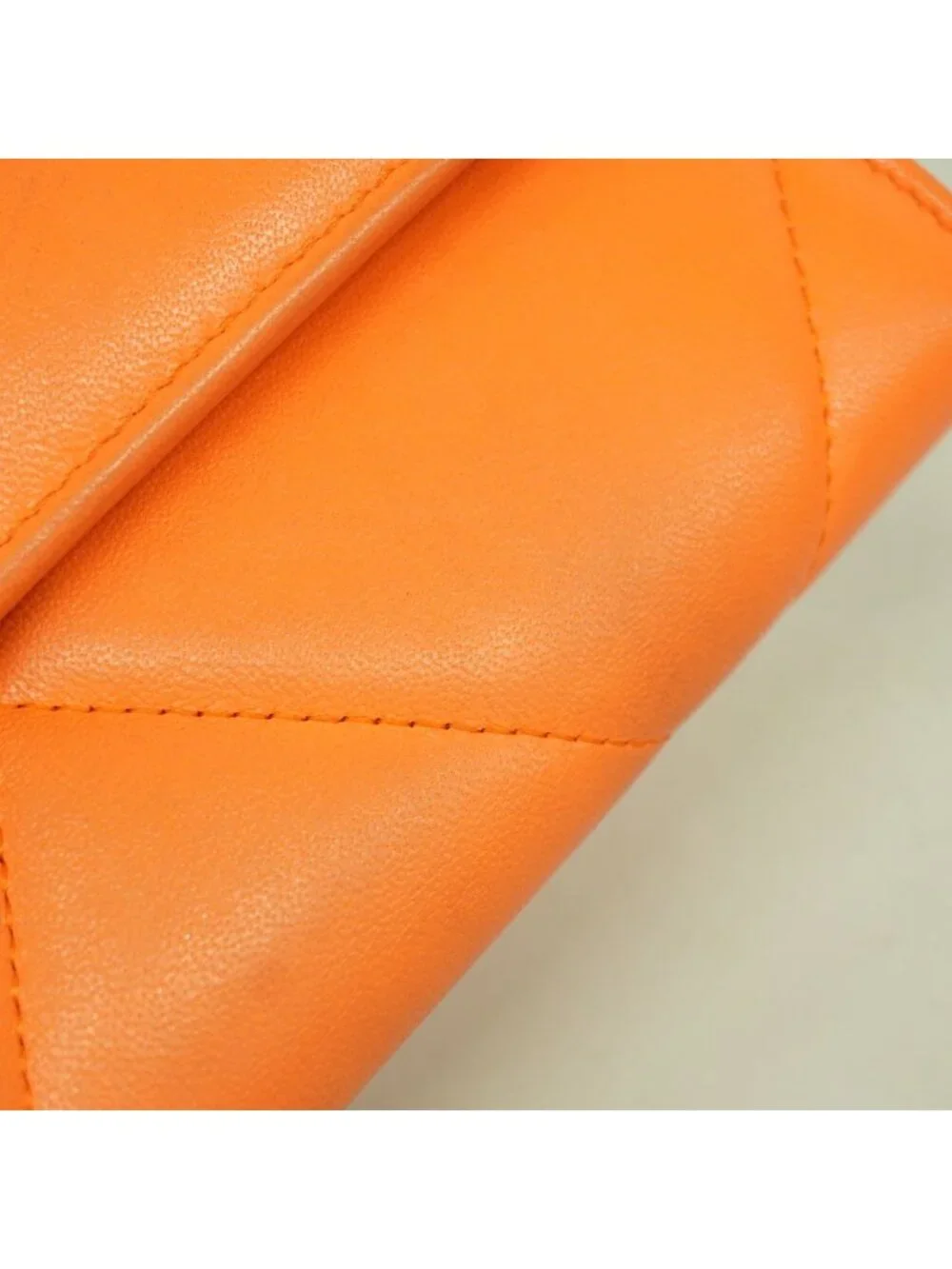 Chanel Wallet Chanel 19 Lambskin Orange Gold